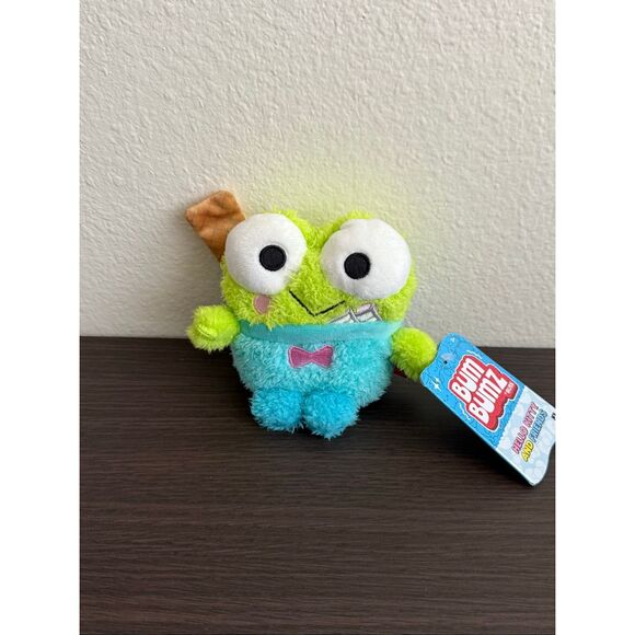Bum Bumz Hello Kitty & Friends Food Truck Bumz 4.5" Plush - Keroppi Ice Cream - Picture 1 of 5